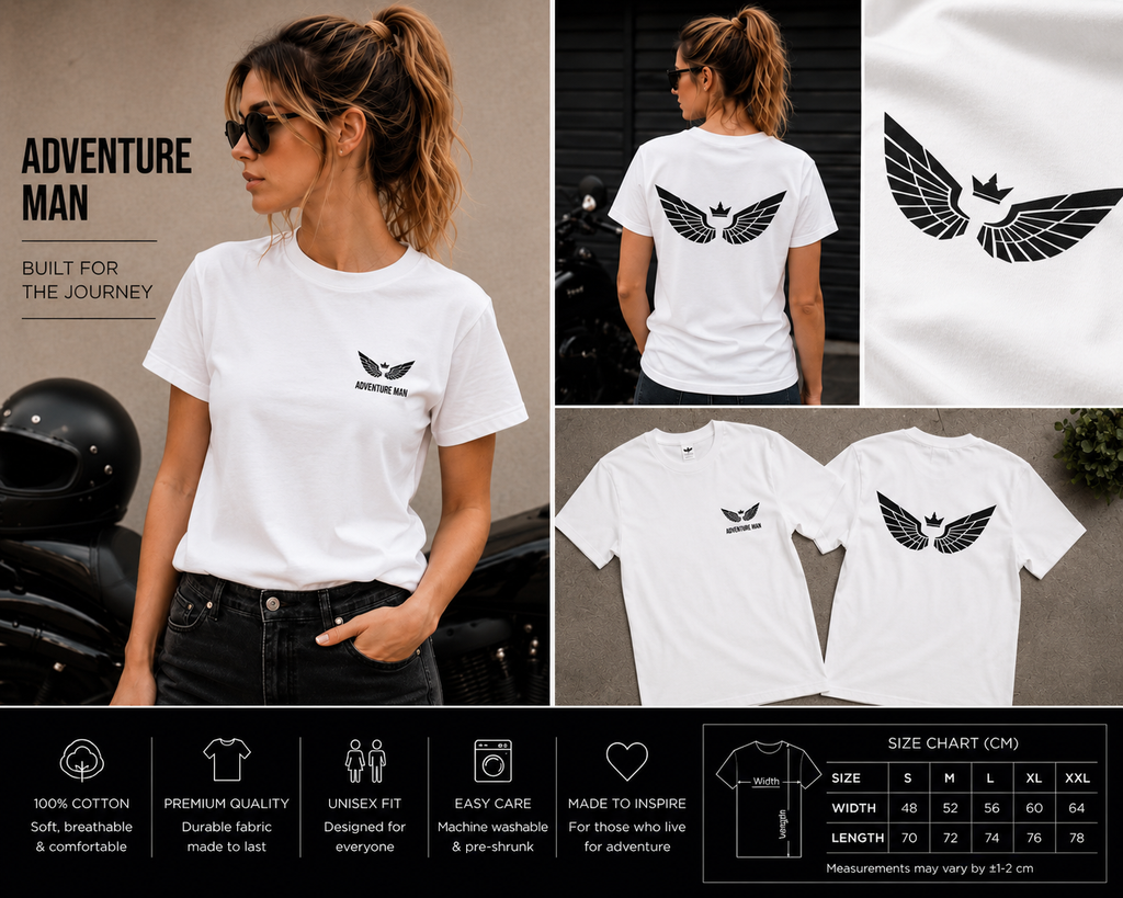 Adventure Man T-Shirt — Built for the Journey