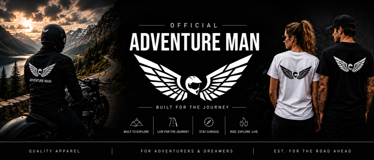 Adventure Man T-Shirt — Built for the Journey