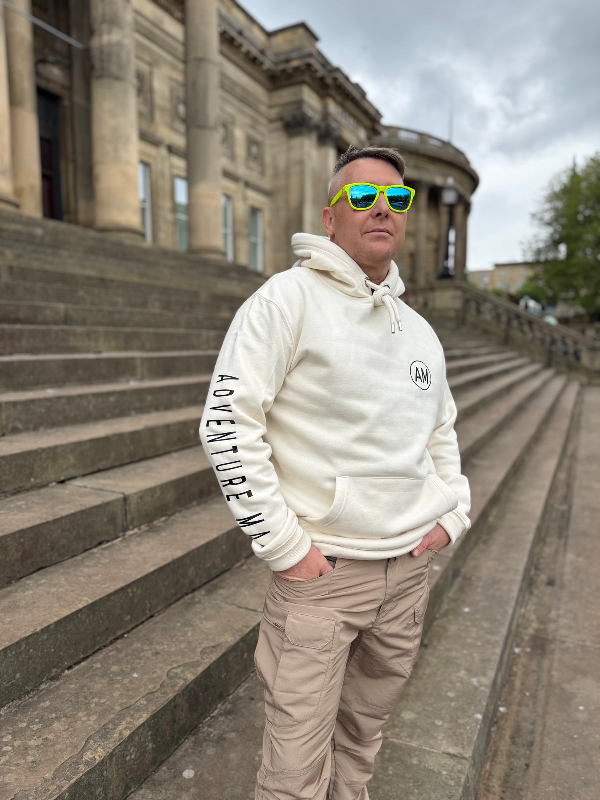 Adventure Man Heavyweight Hoodie — Built for the Journey