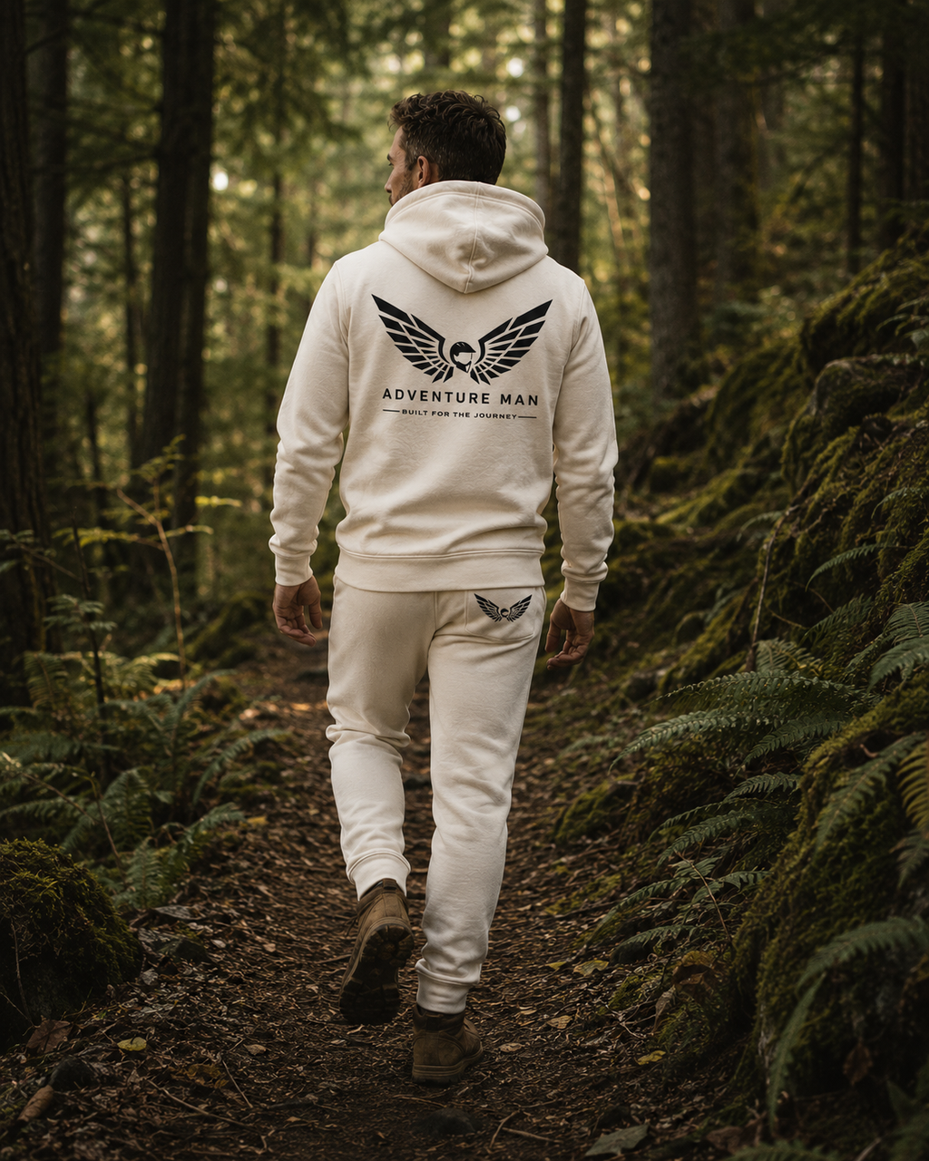 Adventure Man Heavyweight Hoodie — Built for the Journey