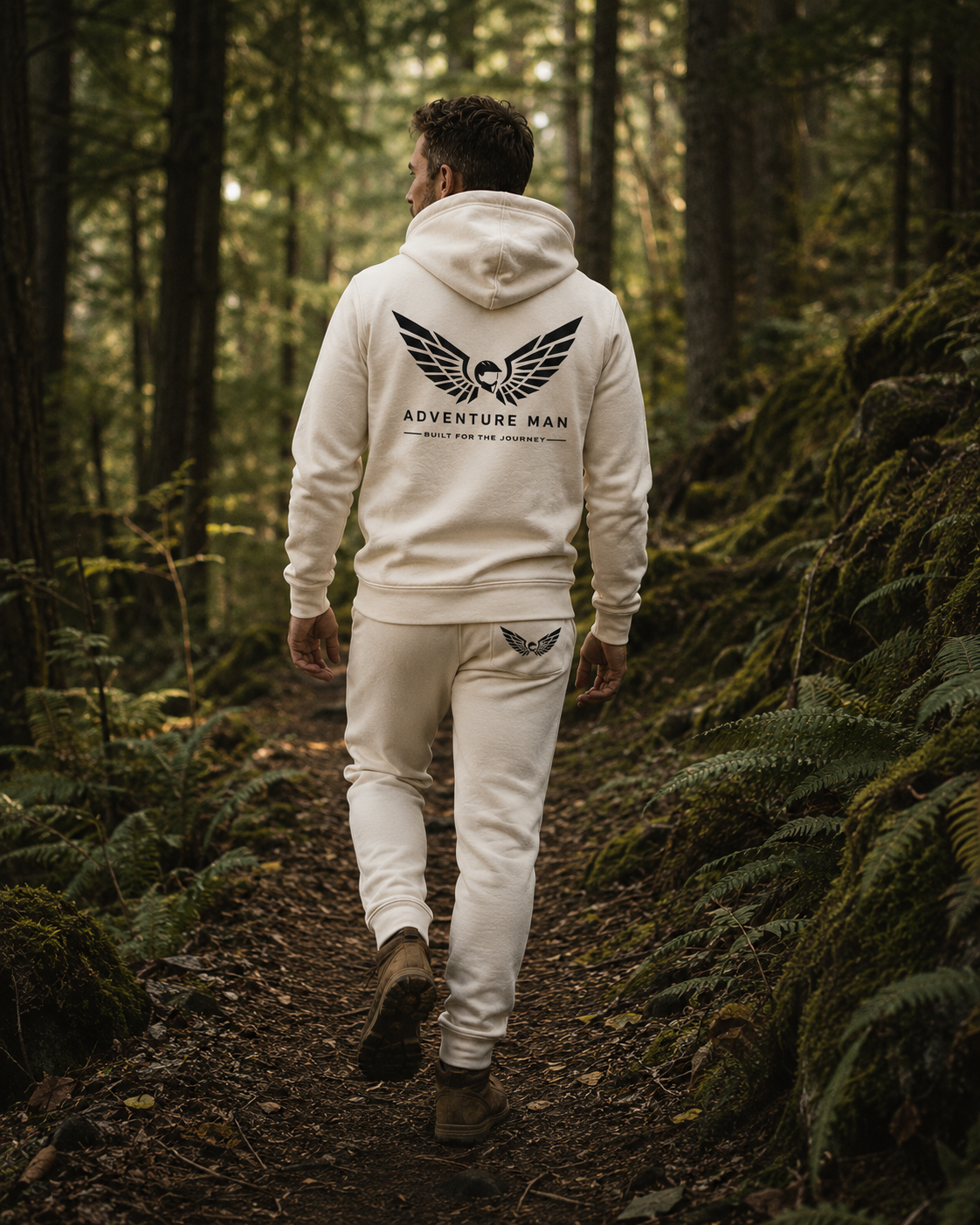Adventure Man Heavyweight Hoodie — Built for the Journey